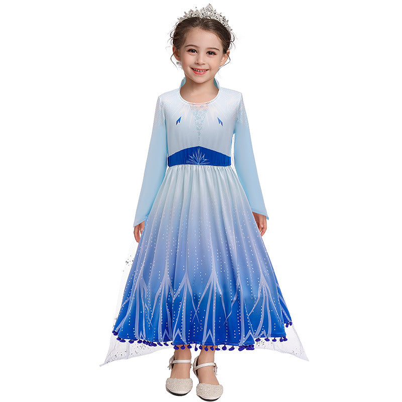 Kid Girl Scout Frozen Princess Elsa Dress