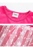 Kid Baby Girl Unicorn Star Cartoon Gauze Dresses