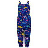 Kid Baby Girl Jumpsuit Long Suspenders Loose Pants