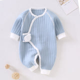 Baby Autumn Winter Warm Butterfly Nascent Cotton Rompers