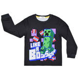 Kid Boy Home Set Long Sleeve Pajamas