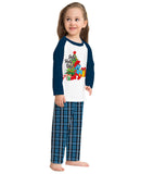 Family Matching Christmas Letter Parent-child Printed Housewear Pajamas