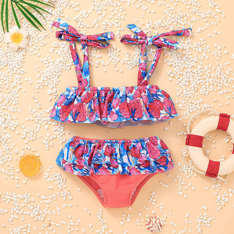 Kid Baby Bikini Swimming Summer Fashion Halter Briefs Swimsuit