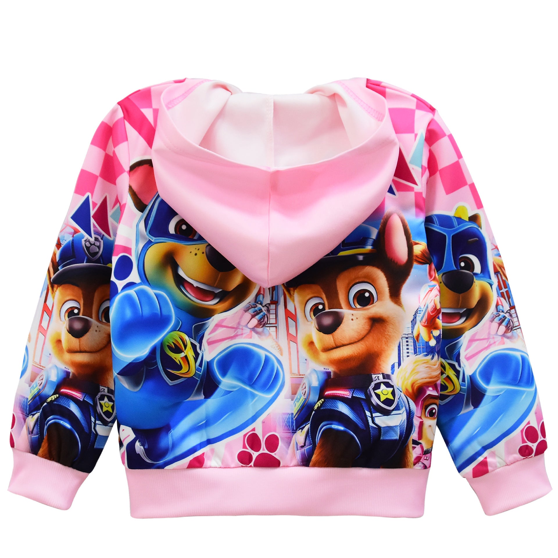 Kid Baby Boy Girl Dog Patrol Team Woof Zipper Hooded Cartoon Coats