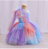 Kid Baby Girl Princess Piano Performance Gradual Evening Party Dresses