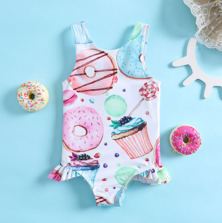 Baby Girl One-piece Summer Swimsuit Bikini