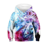 Kid Boy Girl 3D Printed Fashion Long Sleeve Autumn Hoodie