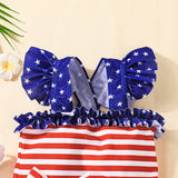 Kid Baby Girls One-piece Swimsuit Vest Triangle Crawl Rompers
