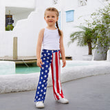 Family Matching Mother Daughter Flared Pants Independent Day Bottoms