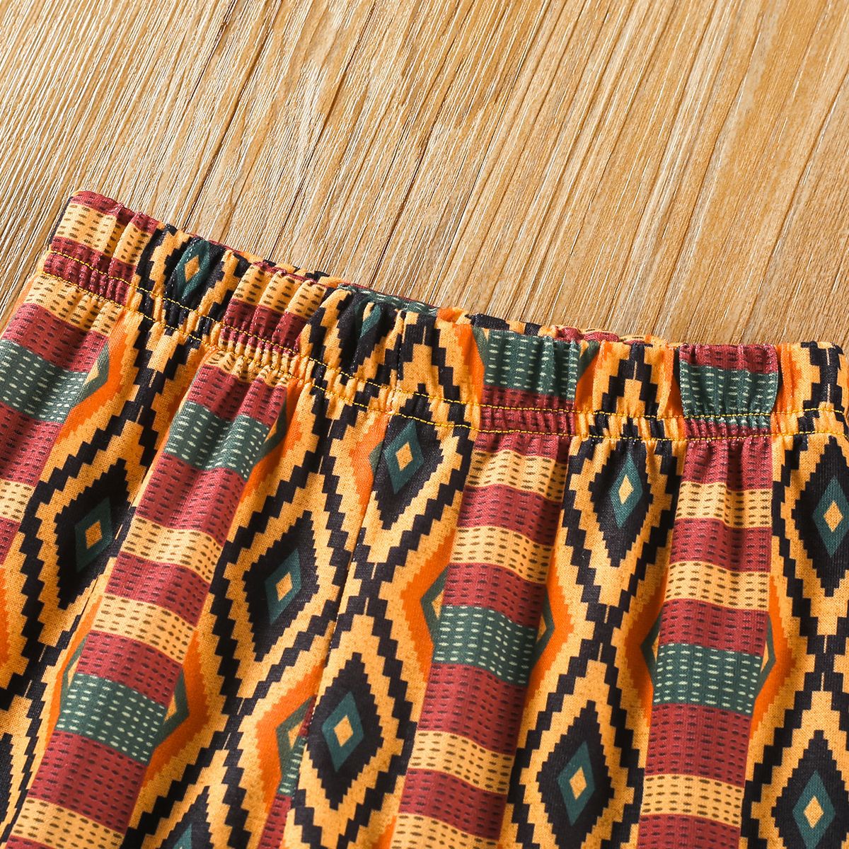 Kid Baby Girls Letter Personalized Printed Flared 2 Pcs Set