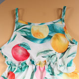Family Matching Mother-daughter Lovely Print Summer Holiday Dresses
