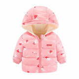 Kid Baby Girl Boy Winter Foreign Thick Cotton-padded Jacket Coats