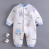 Baby Girl Boy One-piece Autumn Winter Cotton Warm Romper