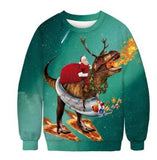 Kid 3D Printed Round Neck Christmas Fashion Hoodie