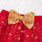 Baby Girl Christmas Fly Sleeve Harley Net Yarn Dresses