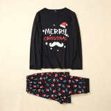 Family Matching Christmas Printed Christmas Letter Parent-child Pajamas