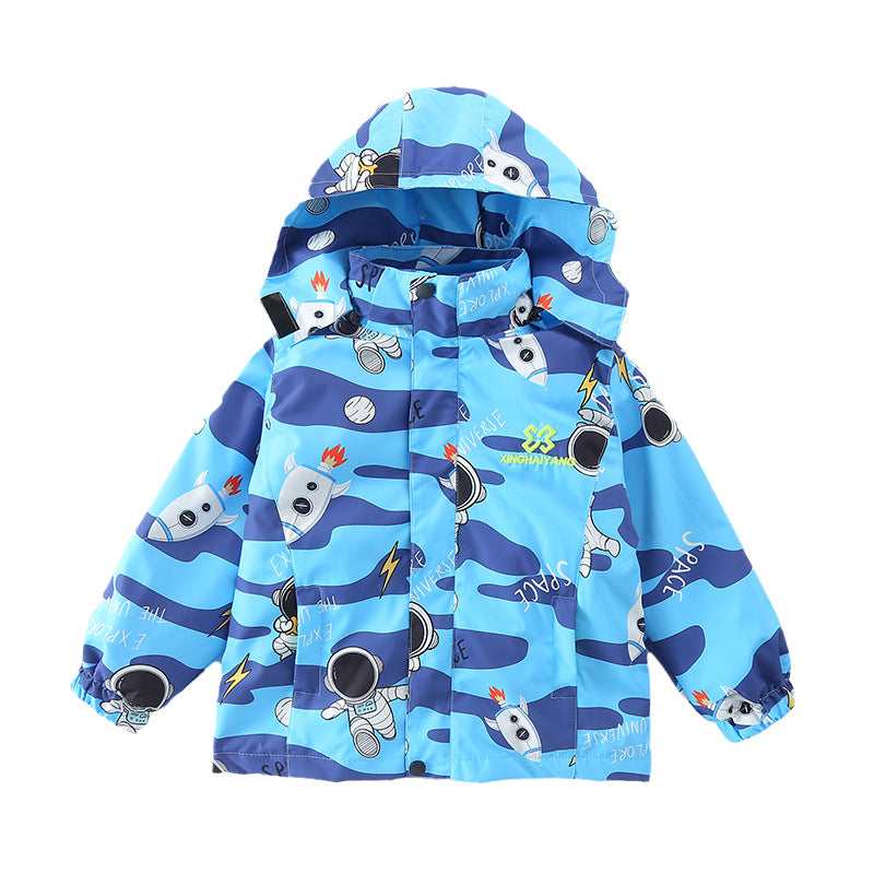 Kid Baby Girl Outdoor Mountaineering Trench Extra Heavy Coats
