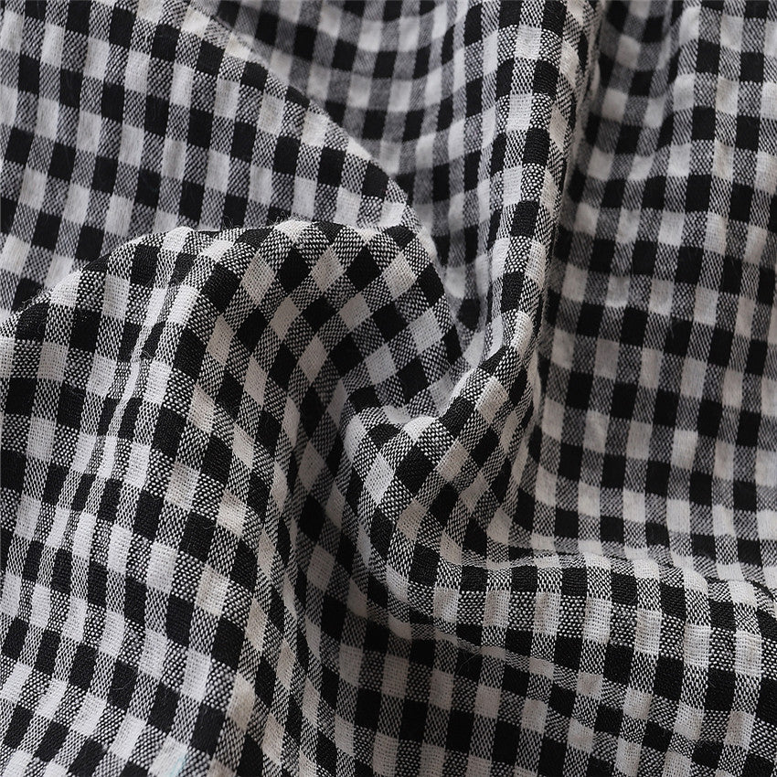 Toddler Kids Baby Girls Summer Sets Black Short Sleeve Square 2 Pcs Sets