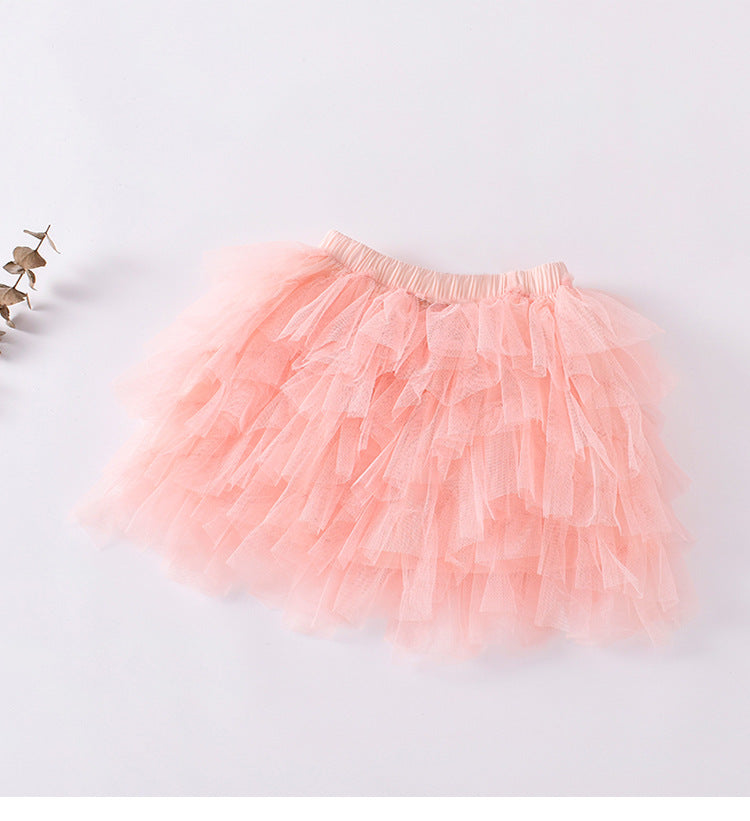 Kid Baby Girl Princess Pompous Bust Cake Skirts