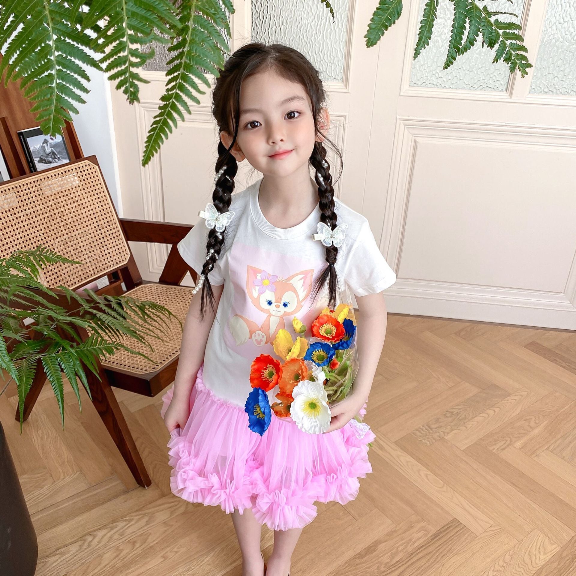 Summer Kid Baby Girl  Birthday Princess Super Fairy Dresses
