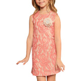 Family Matching Parent-child Sleeveless Lady Lace Round Collar Dresses