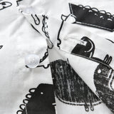 Kid Baby Boy Suit Animal Print Dinosaur Long Sleeve 2 Pcs Sets