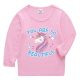 Kid Baby Girls Bottom Solid Color Fall Trend Cotton T-Shirt