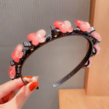 Kid Girl Braided Headband Clip Cute Cartoon Headwear