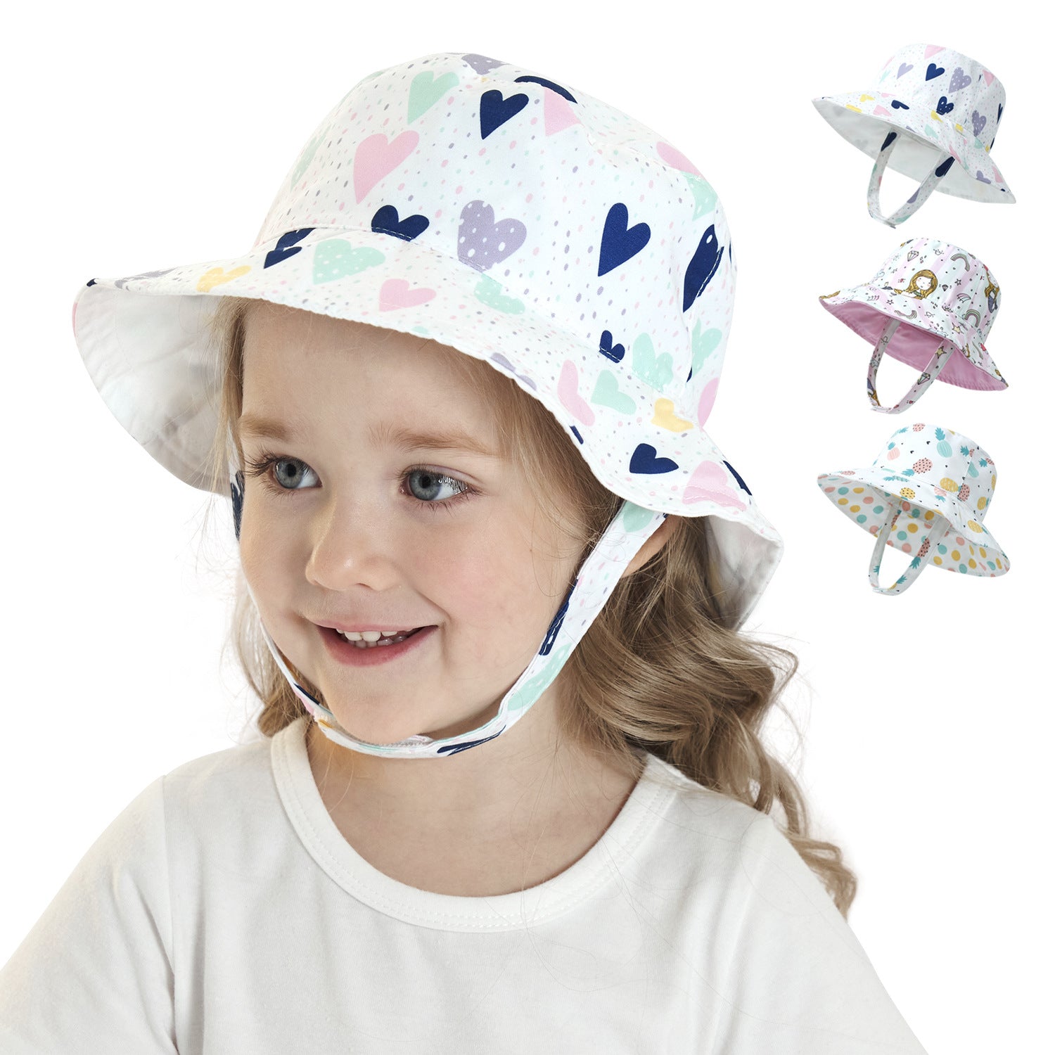 Kid Baby Summer Baseball Cap Solid Color Cotton Casual Adjustable Sun Hat