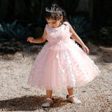 Kids Baby Girl Flower Princess Wash Dress