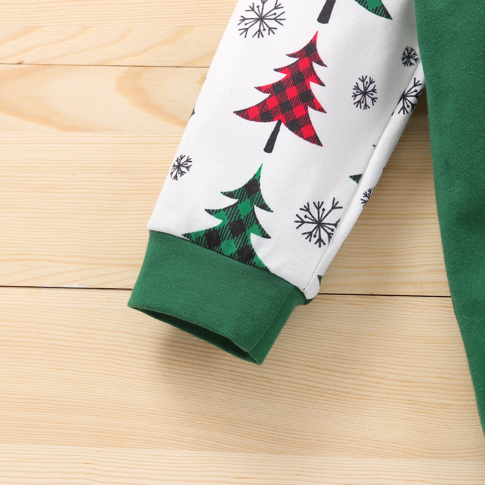 Baby Girl Christmas Hooded Long-sleeved Climbing Rompers