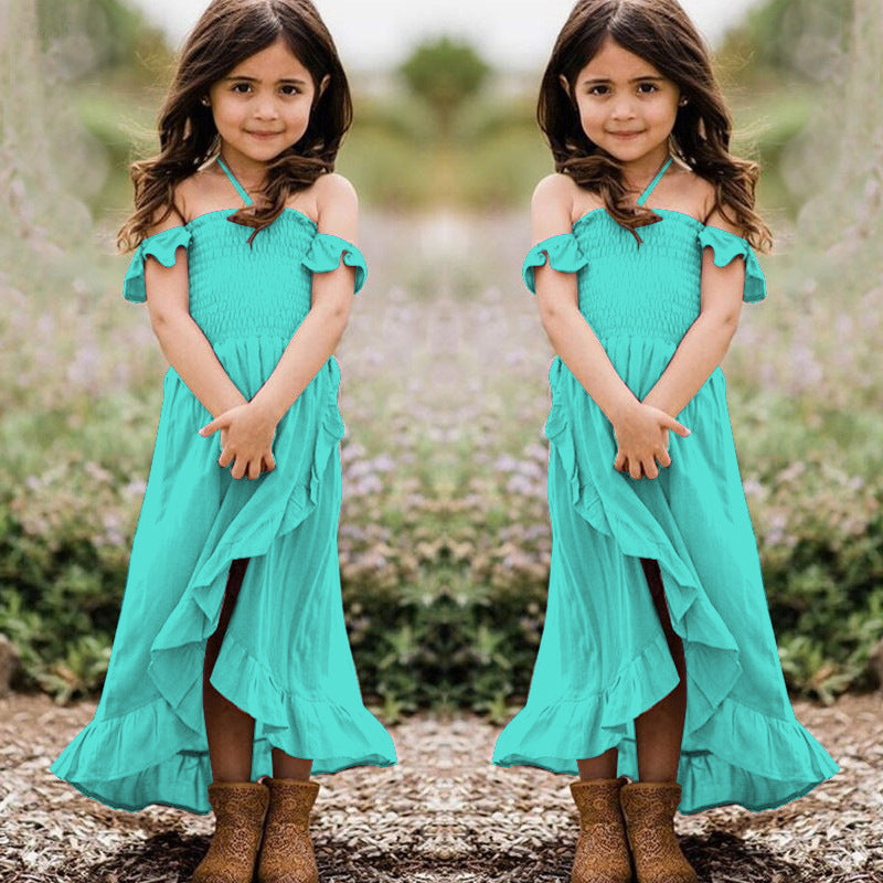 Family Matching Mother-daughter Sexy Beach Holiday Summer Dress