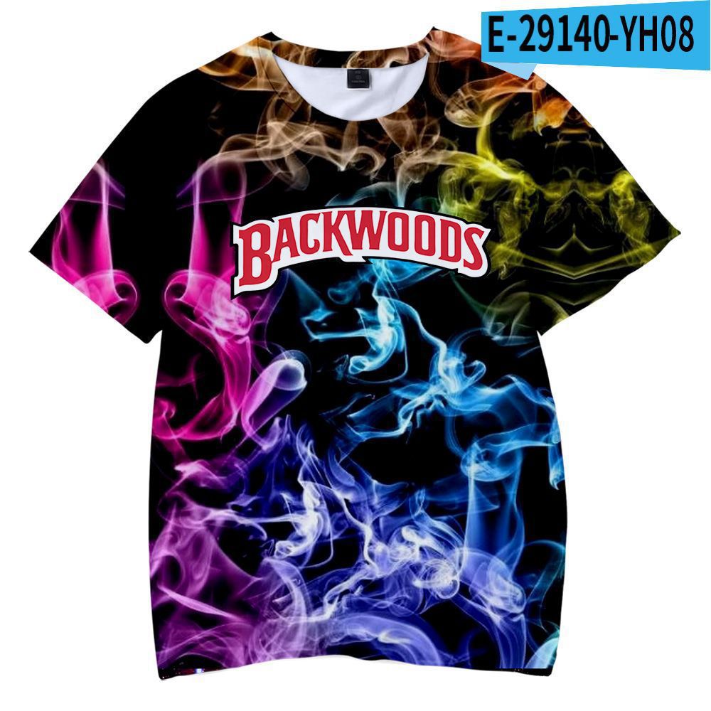 Kid Boy Backwoods Galaxy 3D Hoodies Pullover Short Sleeve Sweatshirt
