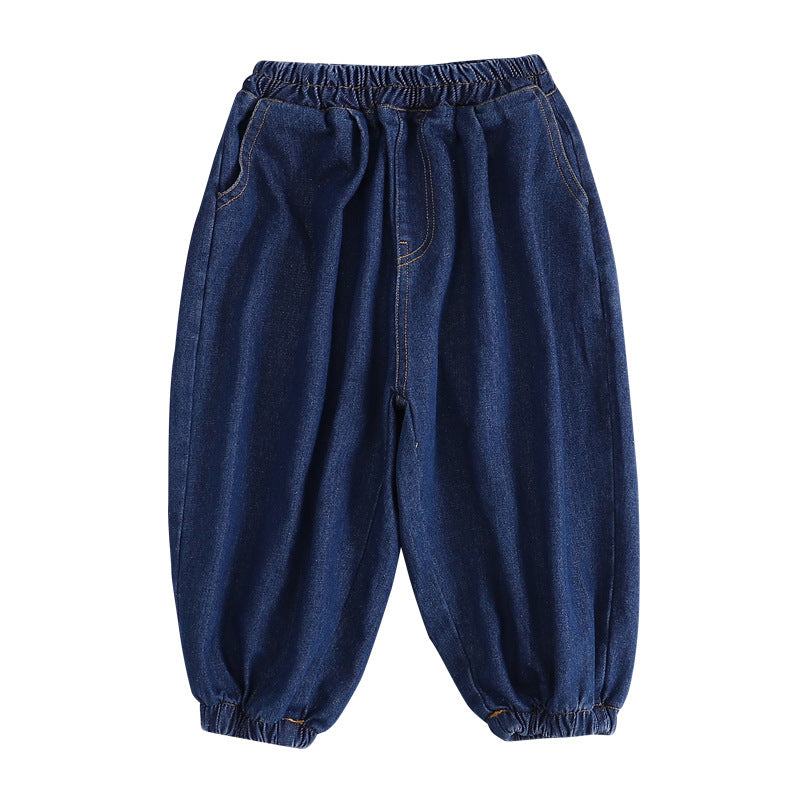 Kid Baby Girls Denim Bloomers Chic Fashion Spring Pants