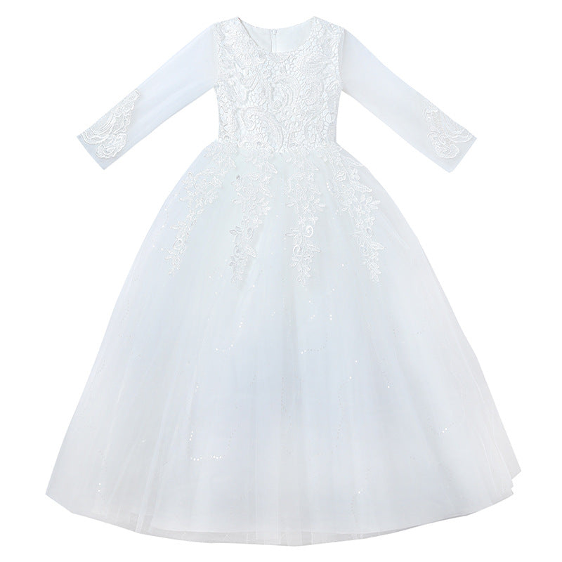 Kid Girl Autumn Spring Princess Formal Dresses