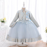 Kid Girl Princess Dress Pomfret Piano Performance Dress