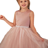 Kid Girl Birthday Flower Wedding Bridesmaid Dress