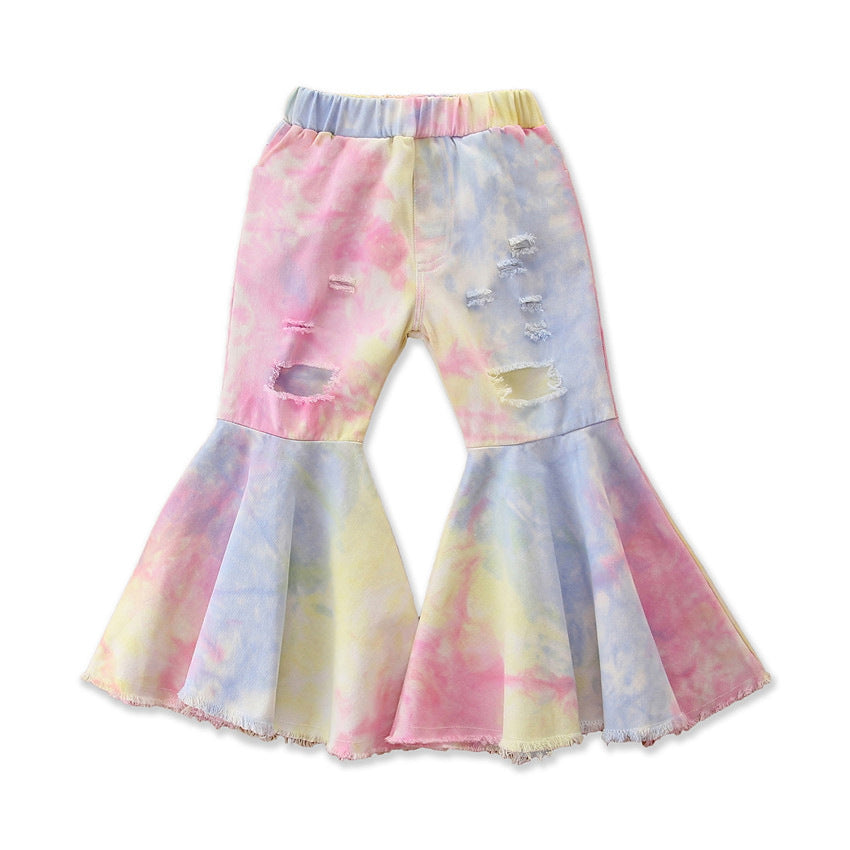 Kid Baby Girl Horn Pants Casual Fall Pants