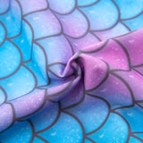 Kid Girls Swimsuit Suspender Mermaid One-piece Swimwear