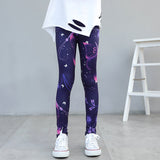 Kid Girls Leggings Travel Pants Student Casual Wear Customizable Leggings Pants