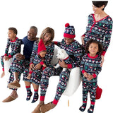 Family Christmas Parent-child Home Set Pajamas