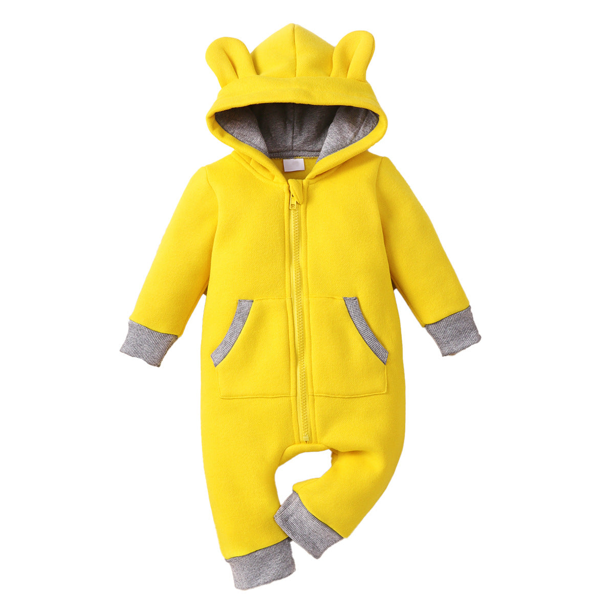 0-12M Baby Harried Long Sleeve Rabbit Bear Ears Rompers