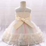 Kid Baby Girl Birthday Princess Wedding Dress