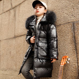 Kid Girls Down Jacket Extra Thick Wash Out Jacket Coats