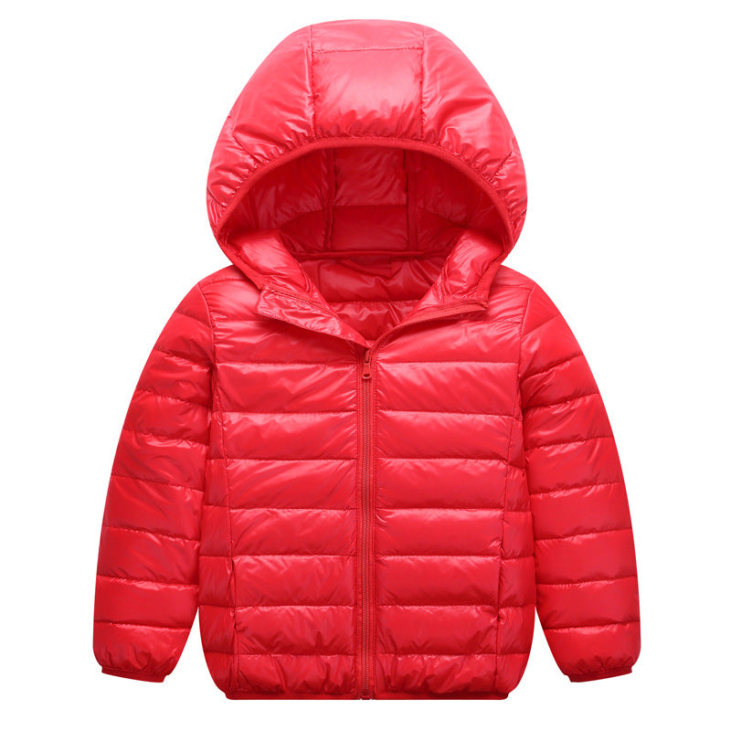 Kid Baby Boy Girl Down Cotton-padded Lightweight Jacket Coats