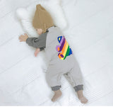 Newborn Baby Warm One-piece Long Sleeve Wool Thick Climbing Rompers