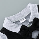 Baby Boy Gentleman Fashion Suit Long Sleeve Fake 2 Pcs Sets