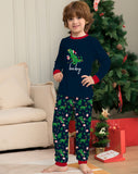 Family Matching Parent-child Printed Alphabet Animal Pajamas