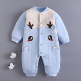 Baby Girl Boy One-piece Autumn Winter Cotton Warm Romper