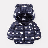 Kid Baby Boy Girl Light Down Cotton Autumn Winter Coat